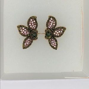 Stella & Dot Pave Petal Ring